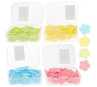 PAMINGONO 10 piezas Jabón Portátiles Mini Desechables para Manos Suaves y Prácticas para Viajes Camping y Uso Diario con Caja Protectora Ligera Color Color