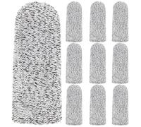 PAMINGONO 10 piezas Protectores de Dedos Anticorte con Cubierta para Pulgar Mangas Transpirables y Resistentes para Cocina Trabajo y Manualidades Talla Única