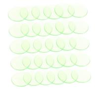 PAMINGONO 100 Piezas Fichas Transparentes para Bingo Poker Chips de Plástico Translúcido Fichas de Recompensa para Contar y Aprender Matemáticas Colores Verde