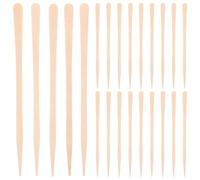 PAMINGONO 100piezas Cera Barra Vello Nariz Aplicadores de Cera Corporal Uso Varillas de Depilación para Spa y Hogar Herramienta para Depilar Madera Varitas de Corporal Irregular