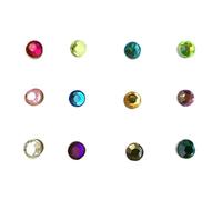 PAMINGONO 12 Marcadores Magnéticos Acrílicos para Copas de Vino Identificador Reutilizable de Vidrio Colores Surtidos Diseño sin Olor Apto para Fiestas y Eventos Sociales