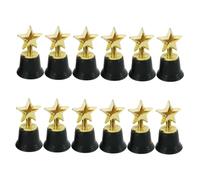PAMINGONO 12 Piezas Trofeos Pequeños Estrella para Premios Deportivos Multiusos para Fiesta y Escuela