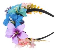 PAMINGONO 1piezas Diadema Floral De Mujer Flores De Accesorio Elegante Para Bodas y Celebraciones Diadema De Para Cumpleaños y San Valentín