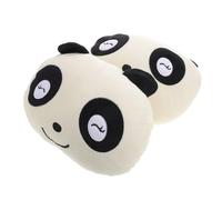 PAMINGONO 2 Almohadas Cervicales para Coche, Reposacabezas de Felpa, Altura Ajustable y Funda Extraíble, Apoyo Cómodo para Viaje y Oficina