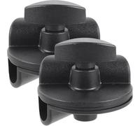 PAMINGONO 2 piezas Abrazaderas de Micrófono Ajustables de Metal y Plástico para Soporte de Brazo Boom Clips Giratorios Resistentes para Montaje Escritorio y Escenario