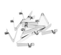 PAMINGONO 20 Clips de Resorte para Accesorios Camper y Postes de Tienda Botón Pulsador y Fijación Rápida para Uso en Camping