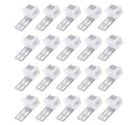 PAMINGONO 20 Piezas Clips de Resorte para Sofá Hebillas de Hierro para Reparación de Muebles Fijación Resistente para Cojines Hundidos y Refuerzo de Muelles Sillones y Camas