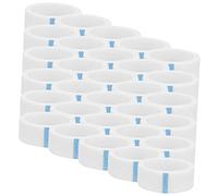 PAMINGONO 20 Rollos Cinta De Maquillaje Cinta Adhesiva Blanca Cinta De Piel Cinta Adhesiva De Color Cinta Para Injerto De Pestañas Cinta De Extensión De Pestañas Cinta Blanca Tela No Tejida