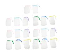 PAMINGONO 20piezas Bolsa De Jabón Exfoliante De Cuerda De Para Jabón Para Masaje y Limpieza De Diseño Práctico Para Ducha