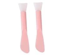 PAMINGONO 2piezas Cepillo Facial De Silicona De Dos Cabezas Aplicador De Mascarilla Con Diseño Doble Seguro Para Pieles Herramienta De Belleza Para Mujer y Niñas