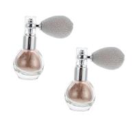 PAMINGONO 2piezas Espray De Polvo Purpurina Iluminador Para Cuerpo y Pelo Múltiples Usos