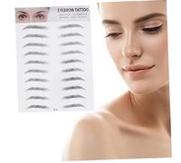 PAMINGONO 2piezas Plantillas Para Cejas Herramienta Para Cejas De Imitación Cambio Instantáneo De Apariencia