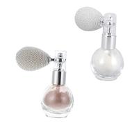 PAMINGONO 2piezas Spray De Purpurina y Polvos De Brillo Para Cuerpo y Pelo Rociador De Maquillaje Para Fiestas