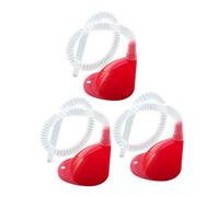 PAMINGONO 3 juegos Embudos Plásticos Grandes con Manguera Larga y Inclinado para Llenado Preciso de Aceite Gasolina y Líquidos Automóviles Motos y Autocaravanas Tubo Transparente