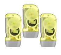 PAMINGONO 3 Piezas Linterna de Manivela Portátil para Camping Linterna de Emergencia Recargable sin Pilas Luz LED Potente y Compacta para Senderismo y Cortes de Energía Color Aleatorio