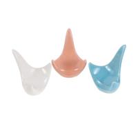 PAMINGONO 3 Soportes para Ocarinas de Cerámica Multifuncionales para 6 y 12 Agujeros, Base para Soporte de Ocarina en Escritorio, Colores, Accesorios para Exhibición de