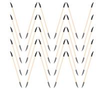 PAMINGONO 30 Palitos de Manicura de Madera de Doble Punta para Cutículas y Limado de Uñas Herramienta de Lijado Gris y Negra Grano Fino Set de 30 Unidades para Manicura y Pedicura