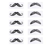 PAMINGONO 30 piezas Pegatinas Depilatorias Nariz y Barba Adhesivos Cera Depilatoria para Piel Sensible Protector Limpieza Facial y Diseño Creativo Bigote Accesorios Depilación Hombre y
