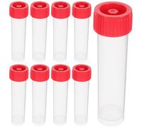 PAMINGONO 30 Recipientes de Plástico para Muestras con Tapa de Rosca, 30 Ml, 30 Unidades, Botella Transparente Pequeña para Almacenamiento Hermético y Portátil, Tubos de Ensayo