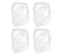 PAMINGONO 4 Fundas Protectoras Desechables Cubiertas PE Ligeras y Portátiles Resistentes al Agua y Polvo para Motocicleta y Bicicleta para Exterior en Verano