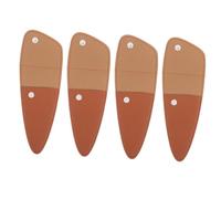 PAMINGONO 4 Piezas Funda Protectora para Tijeras De Cuero Organizador De Almacenamiento para Tijeras De Costura Protector De Seguridad para Cabello