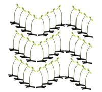 PAMINGONO 40piezas Pinzas Pelo Pequeñas Horquillas Forma De Plantas Accesorios Bonitos Cabello De Niñas De Años Pinzas Cabello Brotes De Soja Para Fino