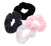 PAMINGONO 4piezas Coleteros De Gran Intestino Scrunchies De Pelo De Microfibra Perfectos Para Días De Fiesta y Uso Diario