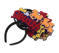 PAMINGONO 5 Diademas para Año Chino 2026 Accesorios para Fiesta Nochevieja Diseño Caracteres Chinos del Año del Caballo Paquete de 5 Unidades Colores Variados Ligeras y Cómodas para