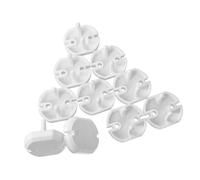 PAMINGONO 5 Protectores de Enchufes Eléctricos para Niños, Cubiertas de Seguridad Abs de Color Claro, Cumplen Normas Europeas, Evitan Descargas Accidentales Hogar