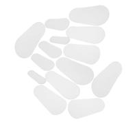 PAMINGONO 50 Fundas Protectoras Reutilizables para Brochas de Maquillaje de Plástico, Tamaño Compacto, Color Transparente, Set de 10 Unidades por Diseño, B, E, F y G, Adecuado para Viaje