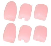 PAMINGONO 6 piezas Almohadillas Laterales para Saxofón Silicona Duradera Antidesgaste Protectoras para Dedos y Teclas Accesorio para Instrumentos Musicales