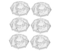 PAMINGONO 6 piezas Tapa Protectora Transparente para Pedal de Guitarra Capuchones de Plástico para Interruptores Compatibles con Mooer Mejora Control y Precisión para Músicos