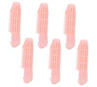 PAMINGONO 6 Pinzas Para Volumen Raíz Del Cabello Esponjosas, Tamaño Mediano, Color Rosa, Para Mujeres y Niñas, Ideales Para Levantar El Flequillo y Aportar Volumen Natural En El Uso Diario
