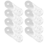 PAMINGONO 8 Soportes para Cortinas, Gancho de Varilla Ciega de Repuesto, Kit de Reparación para Persianas Horizontales, Accesorios Duraderos y Prácticos para Control de Cordones, Paquete