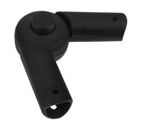 PAMINGONO Accesorio de Unión de Varilla de Empuje Plegable para Carrito Portátil Articulación Angular de Plástico de Nailon Negro Compatible Carros Plegables para Camping y Compras