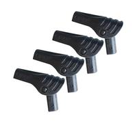 PAMINGONO Adaptador de Barra de Soporte para Tienda de Campaña 85Mm de Nailon Negro 4 Piezas Conector de Varillas de Tienda para Reparación y Accesorios de Camping al Aire Libre