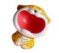 PAMINGONO Adorno de Resina de Tigre Amarillo Bandeja de Almacenamiento Multifuncional para Hogar y Oficina, Contenedor Práctico para Decoración y Organización en Sala, Accesorio Decorativo