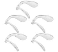 PAMINGONO Almohadillas Nasales Antideslizantes de Silicona Blandas 5 Piezas Diseño Integrado un Agujero Protección Nasal Cómoda para Gafas Infantiles para Deporte Uso Diario