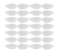 PAMINGONO Almohadillas Nasales para Gafas a Presión, 20 Pares de Silicona Transparente, Protectores Nasales Triangulares Antideslizantes, Cómodos y Compatibles Monturas, para Uso