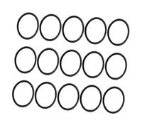 PAMINGONO Anillos de Goma para Trompeta Pequeños 15 Piezas, Silenciadores Deslizantes de Caucho para Instrumentos de Metal, Parachoques de Corredera de Afinación, Accesorios para Reparación