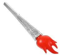 PAMINGONO Antorcha de Juguete de Plástico para Accesorio de Performance Escolar Prop para Deportes y Fiestas Réplica Segura y Realista Color Plateado