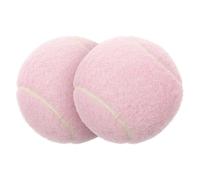 PAMINGONO Balones de Tenis de Goma Rosas 2 Piezas para Entrenamiento de Tenis, Práctica para Jugadores Principiantes, Pelota Suave y Ligera Adecuado para Mejorar Coordinación y Precisión