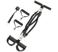 PAMINGONO Banda de Resistencia para Tirador de Pedal Antideslizante Cuerda de Tracción Elástica de Látex Engrosado y Pie Nbr Masajeador para Entrenamiento Fitness en Casa