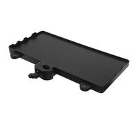PAMINGONO Bandeja para Micrófono Abrazadera Ajustable, Estante Extendido para Partituras Grandes, Accesorio Portátil para Soporte de Micrófono en Estudio y Presentaciones