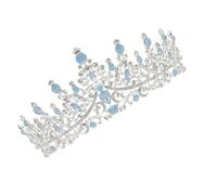 PAMINGONO Barroca De Gemas De Imitación Para Novia Diadema De Boda Accesorio De Pelo