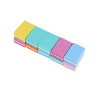 PAMINGONO Bloque Esponjoso Para Pulir Uñas y Archivo De Manicura 10 Piezas Tamaño Pequeño Multicolor Para Cuidado y Reparación De Uñas En Salones y Uso Personal