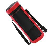 PAMINGONO Bolsa de Conservación Portátil para Botella de Vino 2l Roja, Tela Oxford Forro de Algodón Perlado, Aislante Térmica para Picnic y Viaje, Resistente al Calor y Golpes, Bolsa