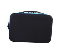 PAMINGONO Bolsa para Aceites Esenciales 60 Compartimentos de 10 Ml Organizador Portátil Azul Forro Interior Resistente a Golpes y Cremalleras Herméticas Adecuado para Viajes y