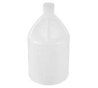 PAMINGONO Botella de Plástico Blanca de 4 litros con Tapa y Asa Cubo Portátil para Hidratación y Camping Recipiente Resistente para Líquidos al Aire Libre Adecuado para Reutilizable
