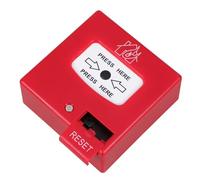 PAMINGONO Botón de Llamada de Alarma contra Incendios Manual Reinicio, Interruptor de Emergencia para Montaje en Pared, Punto de Llamada de Incendio para Seguridad Industrial y Pública,